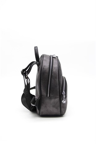 Silver & Polo M.gümüş - Siyah SP945 Kadın Sırt Çantası