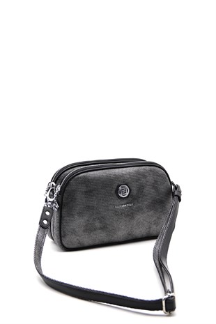 Silver & Polo M.gümüş - Siyah SP745 Kadın Çapraz Çanta