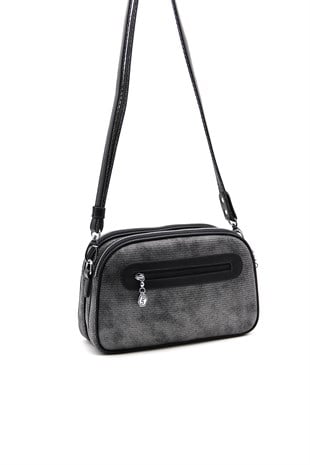 Silver & Polo M.gümüş - Siyah SP745 Kadın Çapraz Çanta