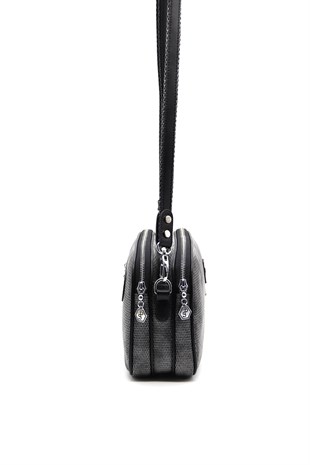 Silver & Polo M.gümüş - Siyah SP745 Kadın Çapraz Çanta