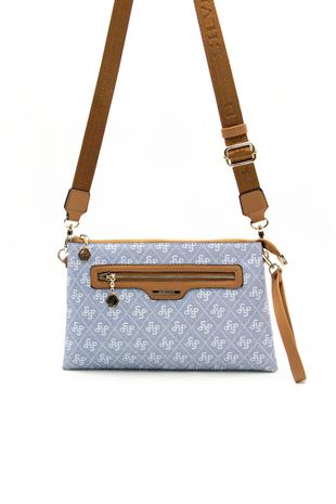 Silver & Polo Mavi - A.Taba SP1129 Kadın Çapraz Çanta