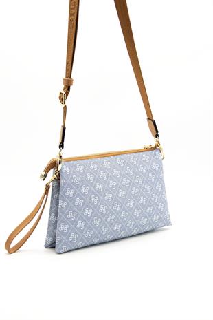 Silver & Polo Mavi - A.Taba SP1129 Kadın Çapraz Çanta