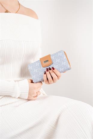 Silver & Polo Mavi - A.Taba SP928 Kadın Cüzdan & Kartlık