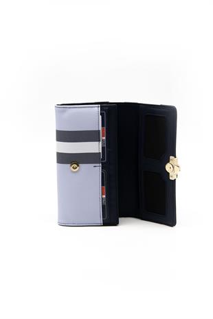 Silver & Polo Mavi - Laci SP979 Kadın Cüzdan & Kartlık
