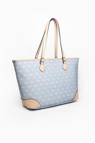 Silver & Polo Mavi - Ten SP1169 Kadın Omuz Çantası