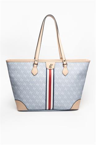 Silver & Polo Mavi - Ten SP1169 Kadın Omuz Çantası