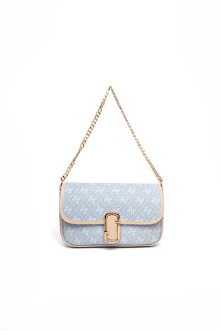 Silver & Polo Mavi - Ten SP1171 Kadın Omuz Çantası