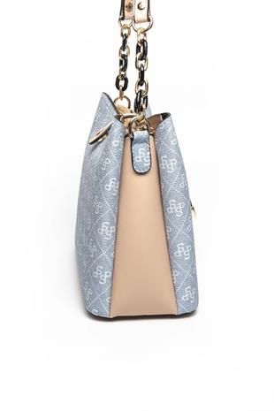 Silver & Polo Mavi - Ten SP974 Kadın Omuz Çantası