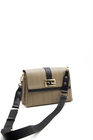 Silver & Polo Nut - Siyah SP1009 Kadın Çapraz Çanta