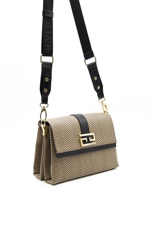 Silver & Polo Nut - Siyah SP1009 Kadın Çapraz Çanta