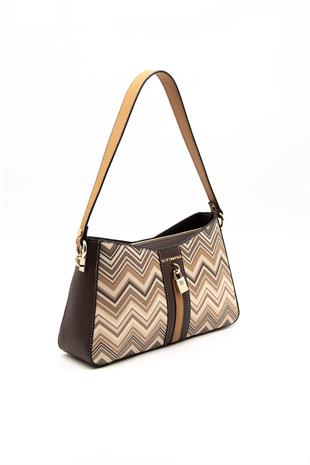 Silver & Polo Nut - Kahve SP1102 Kadın Omuz Çantası