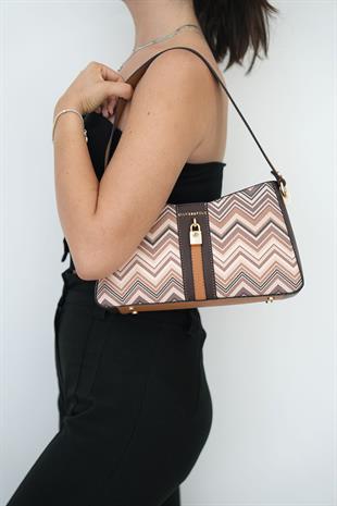 Silver & Polo Nut - Kahve SP1102 Kadın Omuz Çantası