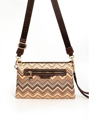 Silver & Polo Nut - Kahve SP1129 Kadın Çapraz Çanta