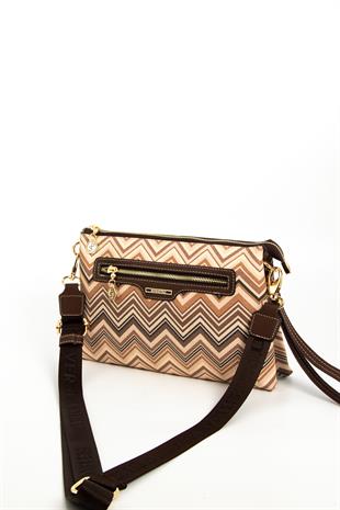 Silver & Polo Nut - Kahve SP1129 Kadın Çapraz Çanta