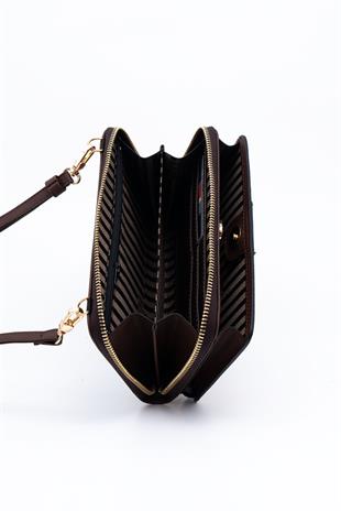 Silver & Polo Nut - Kahve SP1138 Kadın Cüzdan & Kartlık