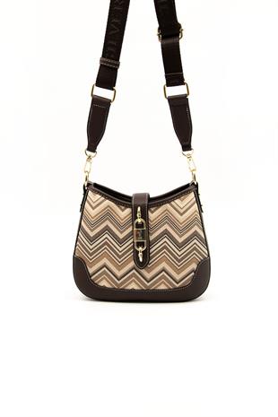 Silver & Polo Nut - Kahve SP1156 Kadın Çapraz Çanta