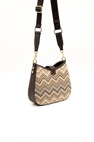 Silver & Polo Nut - Kahve SP1156 Kadın Çapraz Çanta