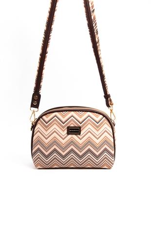 Silver & Polo Nut - Kahve SP765 Kadın Çapraz Çanta