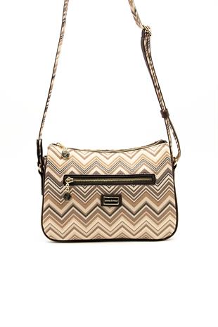 Silver & Polo Nut - Kahve SP818 Kadın Çapraz Çanta