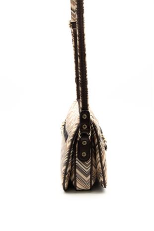 Silver & Polo Nut - Kahve SP818 Kadın Çapraz Çanta