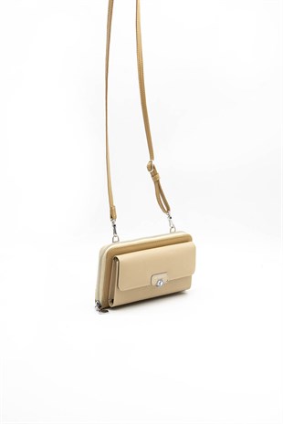 Silver & Polo Nut - Nut SP921 Kadın Askılı Cüzdanlı Telefon Çantası