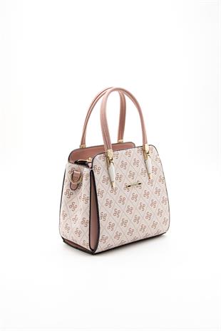 Silver & Polo Pembe - Somon SP1136 Kadın El Çantası