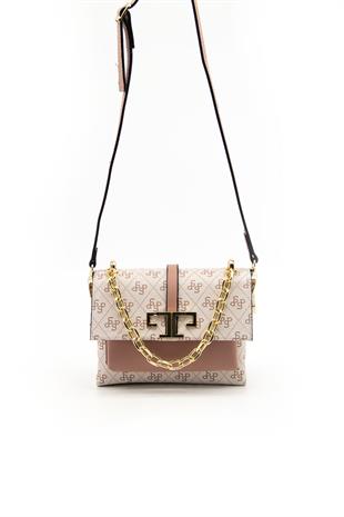 Silver & Polo Pembe - Somon SP1148 Kadın Çapraz Çanta