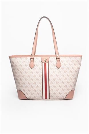 Silver & Polo Pembe - Somon SP1169 Kadın Omuz Çantası