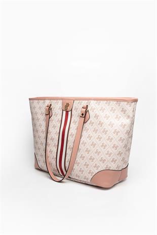 Silver & Polo Pembe - Somon SP1169 Kadın Omuz Çantası