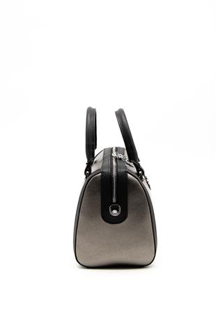 Silver & Polo Platin - Siyah SP1091 Kadın El Çantası