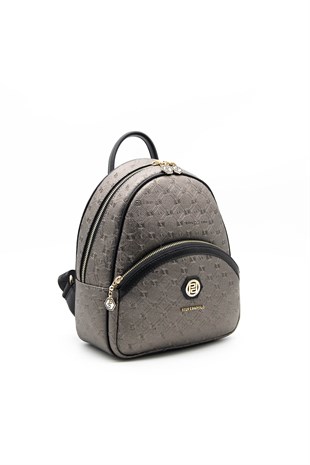 Silver & Polo Platin - Siyah SP945 Kadın Sırt Çantası