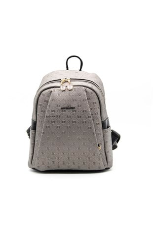 Silver & Polo Platin - Siyah SP926 Kadın Sırt Çantası