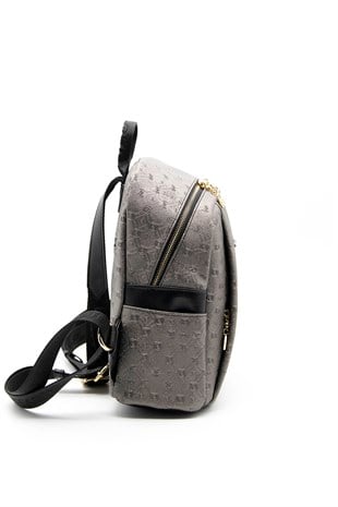 Silver & Polo Platin - Siyah SP926 Kadın Sırt Çantası