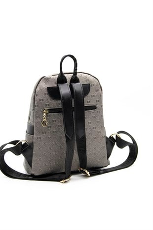 Silver & Polo Platin - Siyah SP926 Kadın Sırt Çantası