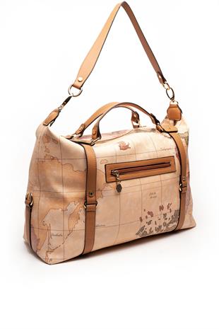 Silver & Polo Pudra - A.Taba SP1064 Kadın Seyahat Çantası