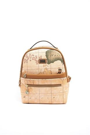 Silver & Polo Pudra - A.Taba SP1061 Kadın Sırt Çantası