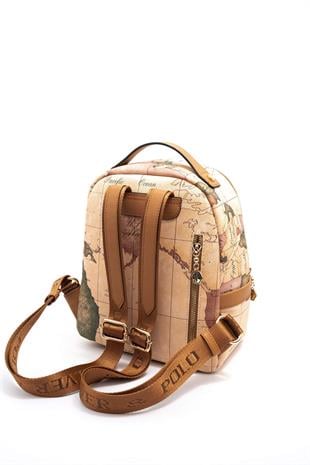 Silver & Polo Pudra - A.Taba SP1061 Kadın Sırt Çantası