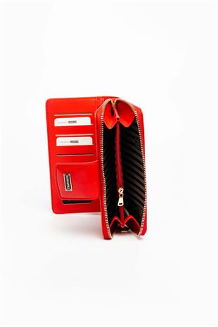 Silver & Polo Rugan Kırmızı SP928 Kadın Cüzdan & Kartlık