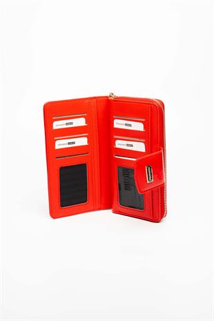 Silver & Polo Rugan Kırmızı SP928 Kadın Cüzdan & Kartlık