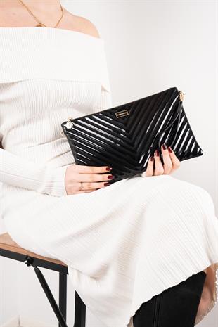 Silver & Polo Rugan V Siyah SP1034 Kadın Portföy & Clutch