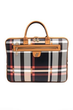 Silver & Polo Siyah - A.Taba SP1175 Kadın Laptop & Evrak Çantası