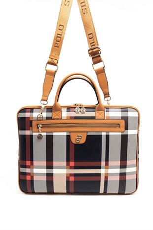 Silver & Polo Siyah - A.Taba SP1175 Kadın Laptop & Evrak Çantası