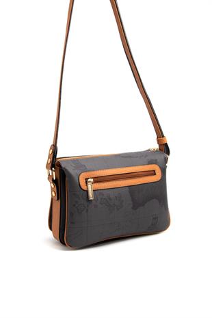 Silver & Polo Siyah - A.Taba SP784 Kadın Çapraz Çanta
