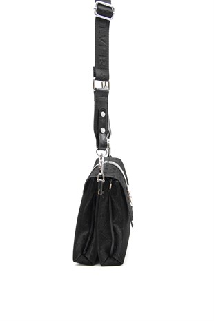 Silver & Polo Siyah - Siyah SP1009 Kadın Çapraz Çanta