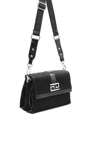 Silver & Polo Siyah - Siyah SP1009 Kadın Çapraz Çanta