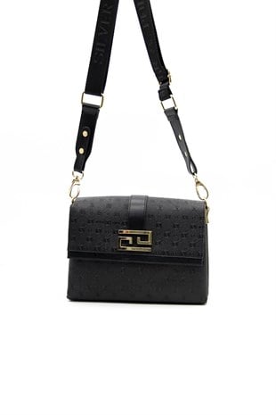 Silver & Polo Siyah - Siyah SP1009 Kadın Çapraz Çanta