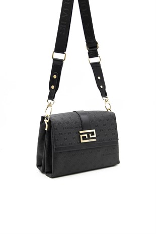 Silver & Polo Siyah - Siyah SP1009 Kadın Çapraz Çanta