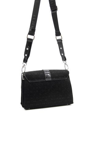 Silver & Polo Siyah - Siyah SP1009 Kadın Çapraz Çanta