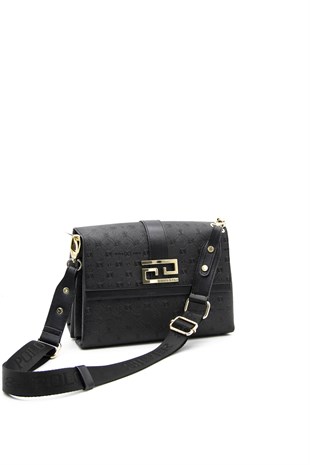 Silver & Polo Siyah - Siyah SP1009 Kadın Çapraz Çanta