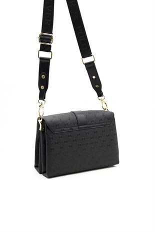 Silver & Polo Siyah - Siyah SP1009 Kadın Çapraz Çanta